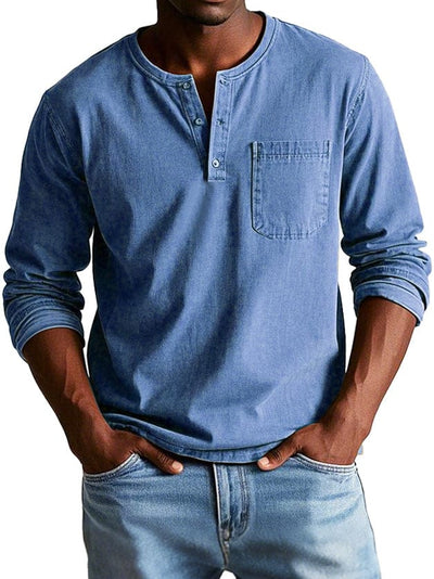 Frederik | Vintage Henley Trøje Nustrella