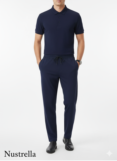 Polo & Pants Set Trendsi
