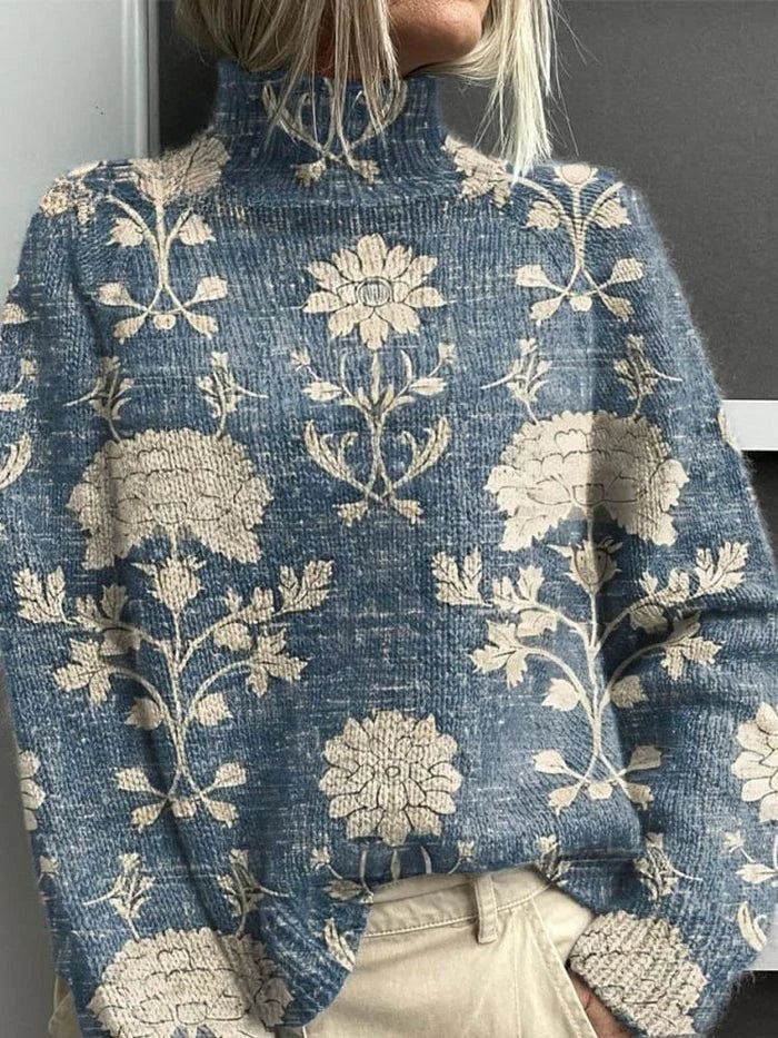 Freja – Varm og elegant rullekravepullover Nustrella