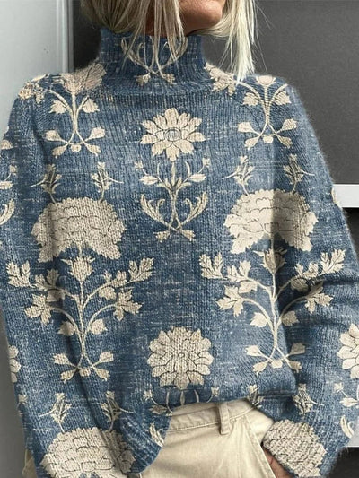 Freja – Varm og elegant rullekravepullover Nustrella