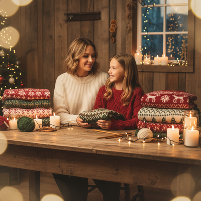 Bella | Grøn Tjekket Sweater Bluse Nustrella