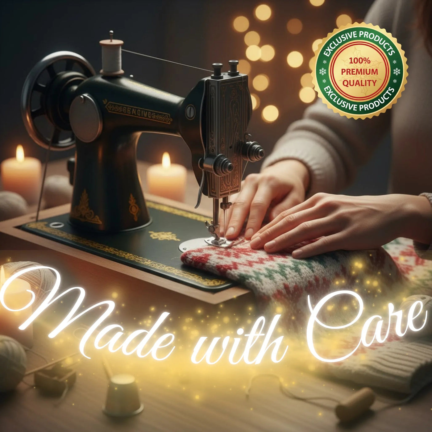 Amber™ | Lunt Vaffelstrik med Elegant Krave Nustrella