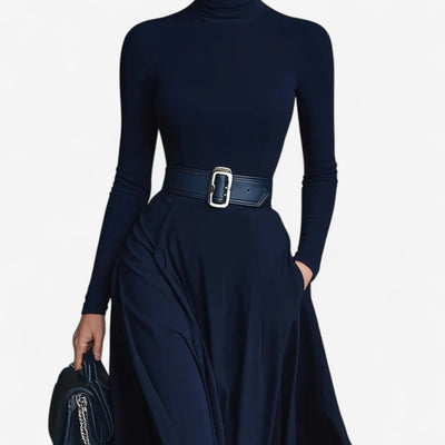 Yvelise™ Maxikjole med Høj Krave Nustrella