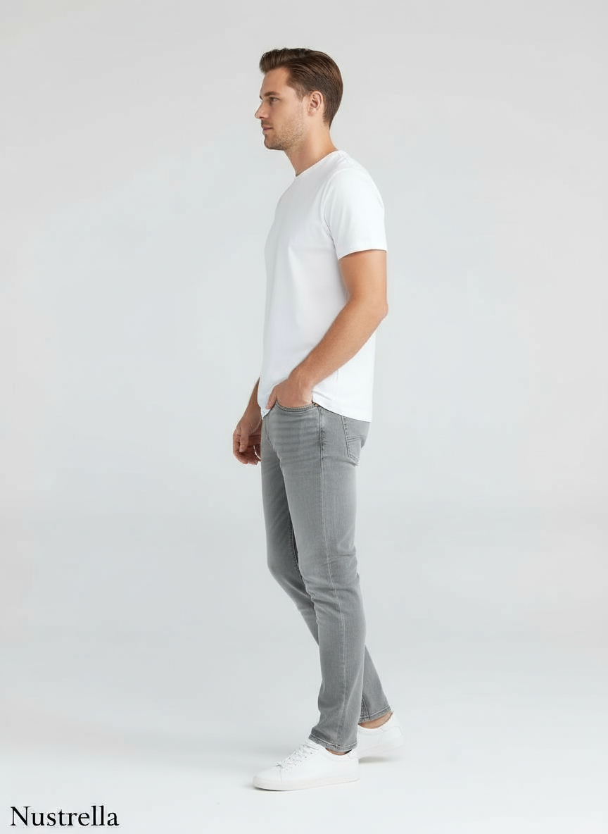 Slim Fit Washed Jeans Trendsi