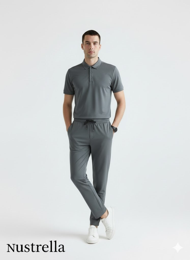 Polo & Pants Set Trendsi