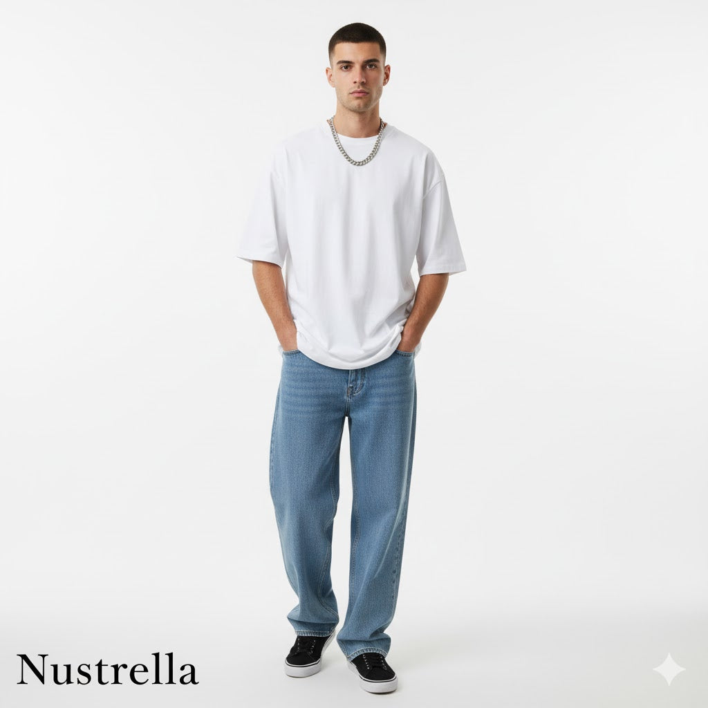 Oversized Cotton Tee Trendsi