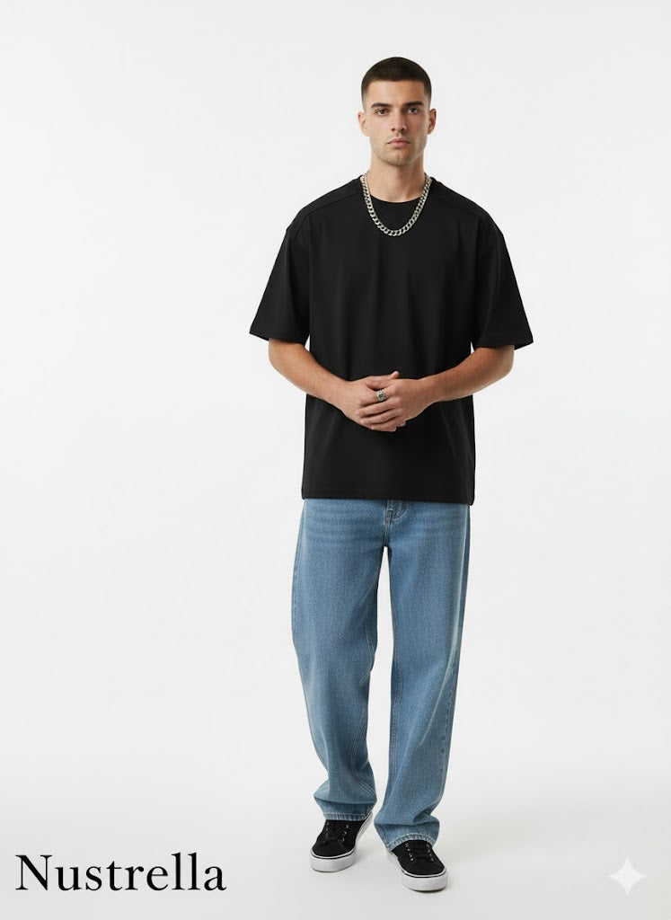 Oversized Cotton Tee Trendsi