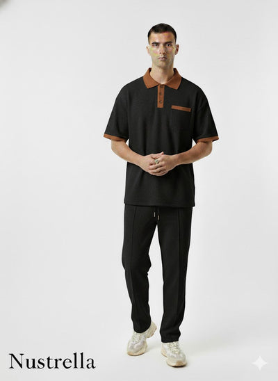 Full Størrelse Polo and Pants Set Trendsi