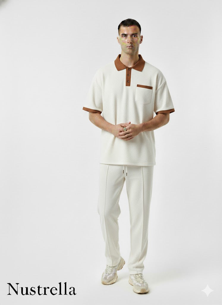 Full Størrelse Polo and Pants Set Trendsi